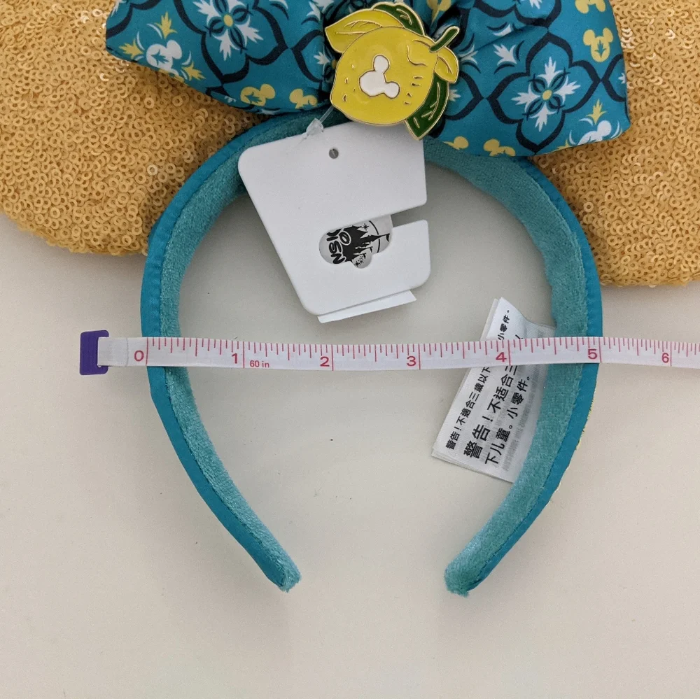 Last One!! NWT! Disney Parks Salut Limencello Lemon Minnie Ears Epcot Italy - Picture 8 of 12